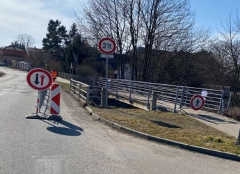 Uzavření mostu v ul. Husova